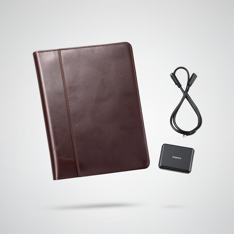 Executive Leather Folio Set